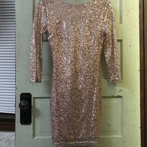 Hot sparkling tight dress